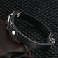 Designer Musical stainless steel Notes Genuine Leather Male Hiphop Hand Bracelets Men  Jewelry