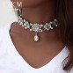 Vibrant Boho Water Drop Crystal Beads Collar Choker Necklace-Pendant Special Fashion Gift Jewelry Accessories