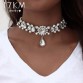 Vibrant Boho Water Drop Crystal Beads Collar Choker Necklace-Pendant Special Fashion Gift Jewelry Accessories