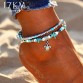 Designer Double Layer Pendant Anklet / PER PIECE Special Fashion Gift Jewelry Accessories