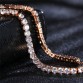 Bridal Cubic Zirconia Tennis Wedding Bracelet & Bangle Adjustable Charm Bracelet  Jewelry 