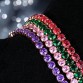 Bridal Cubic Zirconia Tennis Wedding Bracelet & Bangle Adjustable Charm Bracelet  Jewelry32848206192