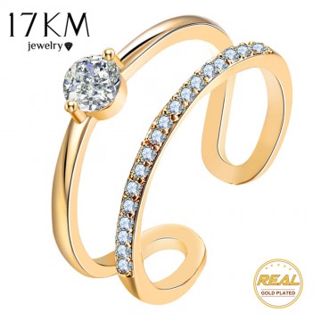 Designer Statement Cubic Zirconia Ring Special Fashion Gift Jewelry Accessories