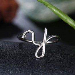 Fashion Statement Letter Ring Special Fashion Gift Jewelry Accessories