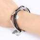 Striking Multilayer Tibetant Silver Charm Leaves  Bracelets & Bangles Jewelry32719234348