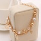 Pretty Multilayer Women Beaded Gold Heart Butterfly Charm Pendant Bracelets and Bangles Jewelry