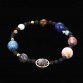 Unique Handmade Women s Solar System Universe Galaxy Eight Planets Star Natural Stone Bead Bracelets Bangles Special Fashion Gift Jewelry32846629721
