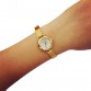 Special Casual Women's Quartz Analog Golden Mesh Strap Wrist Watch Fashion Gift Jewelry Accessories