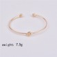 Vintage Set of Women's Cuff Bracelet Bangles Brief Gold Color Open Arrow Knotted Special Fashion Gift Jewelry Accessories