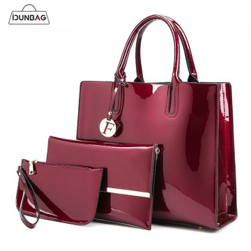 Stunning Luxury 3-Set Leather Tote Bag Cross-body bag Clutch Handbags Gift Accessories32854723280