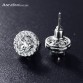 Romantic  Silver Stud Zirconia Stone Elegant Earrings Special Fashion Gift Jewelry Accessories2038339856