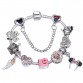 Adorable Mickey Enamel Beads Pandora Bracelet  Special Fashion Gift Jewelry Accessories