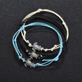 Bohemian Vintage Handmade Rope Turtle Anklets Special Fashion Gift Jewelry Accessories