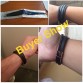 Splendid  Braided Leather Rope Magnetic Clasp Bracelet and Bangles Special Fashion Gift Jewelry Accessories