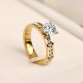 Appealing Bezel Titanium Stainless Steel Rings Special Fashion Gift Jewelry Accessories