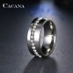 Superv Slas-A-Line Jewels Titanium Stainless Steel Rings Special Fashion Gift Jewelry Accessories