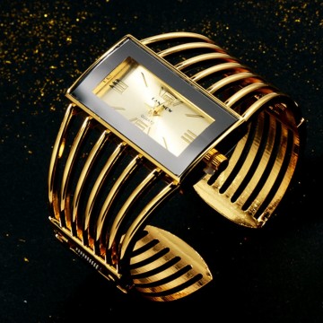 Magnificent Rose Gold Bangle Women s Wrist Watch Bracelet  Combination Special Fashion Gift Jewelry Accessories32891808413