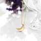 Cute Bohemian Women's Collar Small Moon Pendant Gold Color Chain Necklace Special Fashion Gift Jewelry Accessories