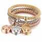 Vintage Designer Rhinestones Gold-plated Chain Bracelets Jewelry / PER PIECE32797562526