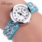 Vintage Women's Crystal Rhinestone Bracelet Wrist Watch Special Fashion Gift Jewelry Accessories