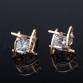 Dazzling Triangle Zircon Earrings Special Fashion Gift Jewelry Accessories