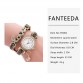 Stylish Rhinestones Women s Quartz PU Leather Wrist Watch Special Fashion Gift Jewelry Accessories32899783422