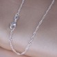 Hot Silver Plated Water Wave Women's Chain Necklace Special Fashion Gift Jewelry Accessories
