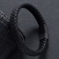 Brave Men's Handmade Braided Leather Stainless Steel Magnetic Clasps Wrist Band Special Fashion Gift Jewelry Accessories