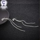 Awesome Silver Plated Rhinestone Long Drop Dangle Hanging Gem Stone Earrings Special Fashion Gift Jewelry Accessories