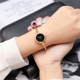 Charming Elegant Ladies Gold & Silver Strap Bracelet Wrist Watch Special Fashion Gift Jewelry Accessories