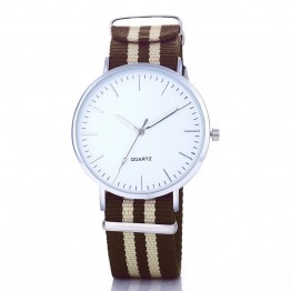 Impressive Ultra Thin Men's Nylon Strap Wrist Watch Special Fashion Gift Jewelry Accessories