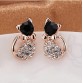 Cute Cat Lover Stud Rhinestone Women's  Earrings Special Fashion Gift Jewelry Accessories