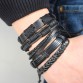 Superb Brown Leather Bracelets Men's Multiple Layers Classic Rope Armband Bracelet Special Fashion Gift Jewelry Accessories