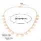 Attractive Gold Color Sequins Coins Tassel Choker Necklace Special Fashion Gift Jewelry Accessories