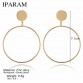 Exquisite Silver/Gold Long Hollow Big Round Earrings Special Fashion Gift Jewelry Accessories
