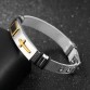 Sublime Cross  Stainless Steel Men's Silver and Black  Jesus Bracelets Special Fashion Gift Jewelry Accessories