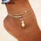 Cute  Pineapple shaped Bead Women's Pendant Chain Anklet  Special Fashion Gift Jewelry Accessories