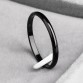 Smooth Titanium Steel  Rose Gold  Anti-allergy Couples Ring Special Fashion Gift Jewelry Accessories