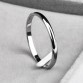 Smooth Titanium Steel  Rose Gold  Anti-allergy Couples Ring Special Fashion Gift Jewelry Accessories