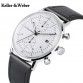 Brilliant Chronograph Ultra Thin Men s Genuine Leather Wrist Watch Special Fashion Gift Jewelry Accessories32842768398
