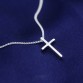 Glorious Sterling Silver Women's Cross Pendant Necklace Special Fashion Gift Jewelry Accessories