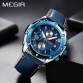 Magnificent Powerful Chronograph Men s Creative Army Military Blue Leather Business Quartz Watch Special Fashion Gift Jewelry Accessories32863106210