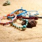 Fashionable Natural Stone Handmade String Boho Anklet Jewelry / PER PIECE