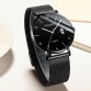 Unbelievably stylish Ultra Thin Men's Business Quartz Clock  Stainless Steel wristband Wrist watch Special Fashion Gift Jewelry Accessories