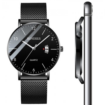 Unbelievably stylish Ultra Thin Men s Business Quartz Clock  Stainless Steel wristband Wrist watch Special Fashion Gift Jewelry Accessories32945216462