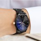 Superb Ultra-thin Blue/Black Week Date display Men's  Business Steel Strap Wrist watch Special Fashion Gift Jewelry Accessories