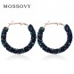 Beautiful Round Shiny Austrian Crystal Earring Jewelry32913227252