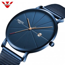Exquisite Ultra Thin Men's Business Quartz Waterproof Sports Clock Wrist Watch Special Fashion Gift Jewelry Accessories