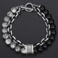 Bold Natural Stone Men's Beaded Bracelet Special Fashion Gift Jewelry Accessories