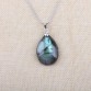 Gorgeous Irregular Crystal Labradorite Pendant Necklace Special Fashion Gift Jewelry Accessories